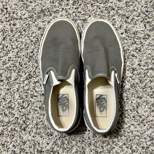 Vans Charcoal Slip-On Shoes